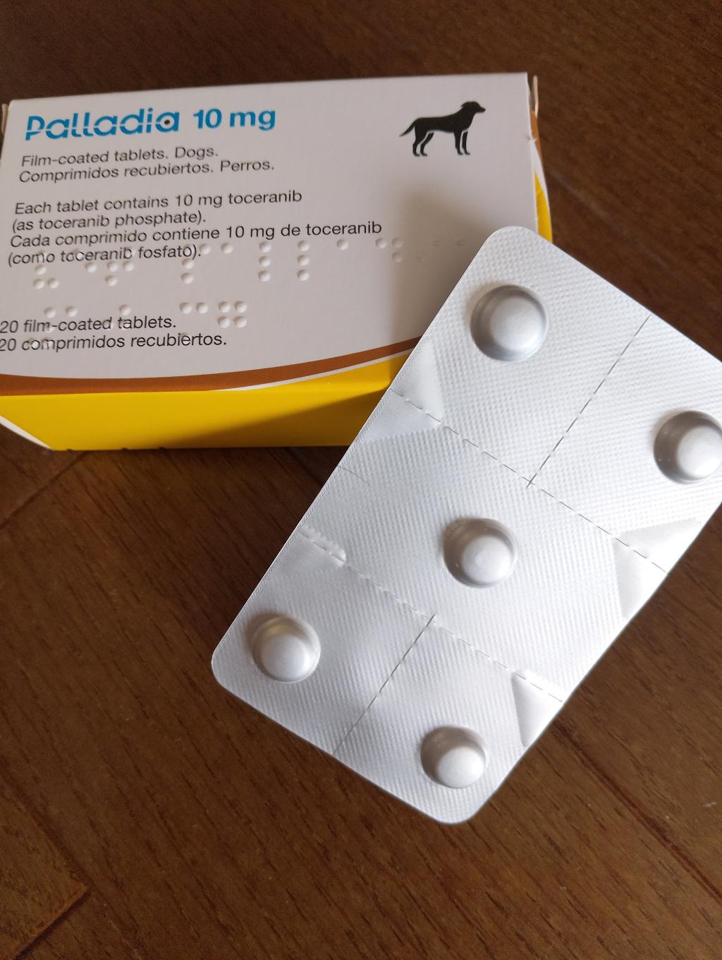 パラディア錠　未使用　20錠×4箱 パラディア錠10mg通販｜抗がん剤｜犬｜ペットのお薬うさパラ