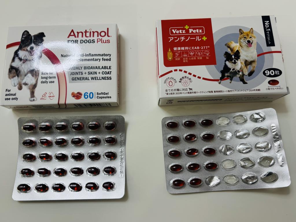 アンチノールプラス犬用60カプセル（ドイツ製）通販｜サプリメント｜犬