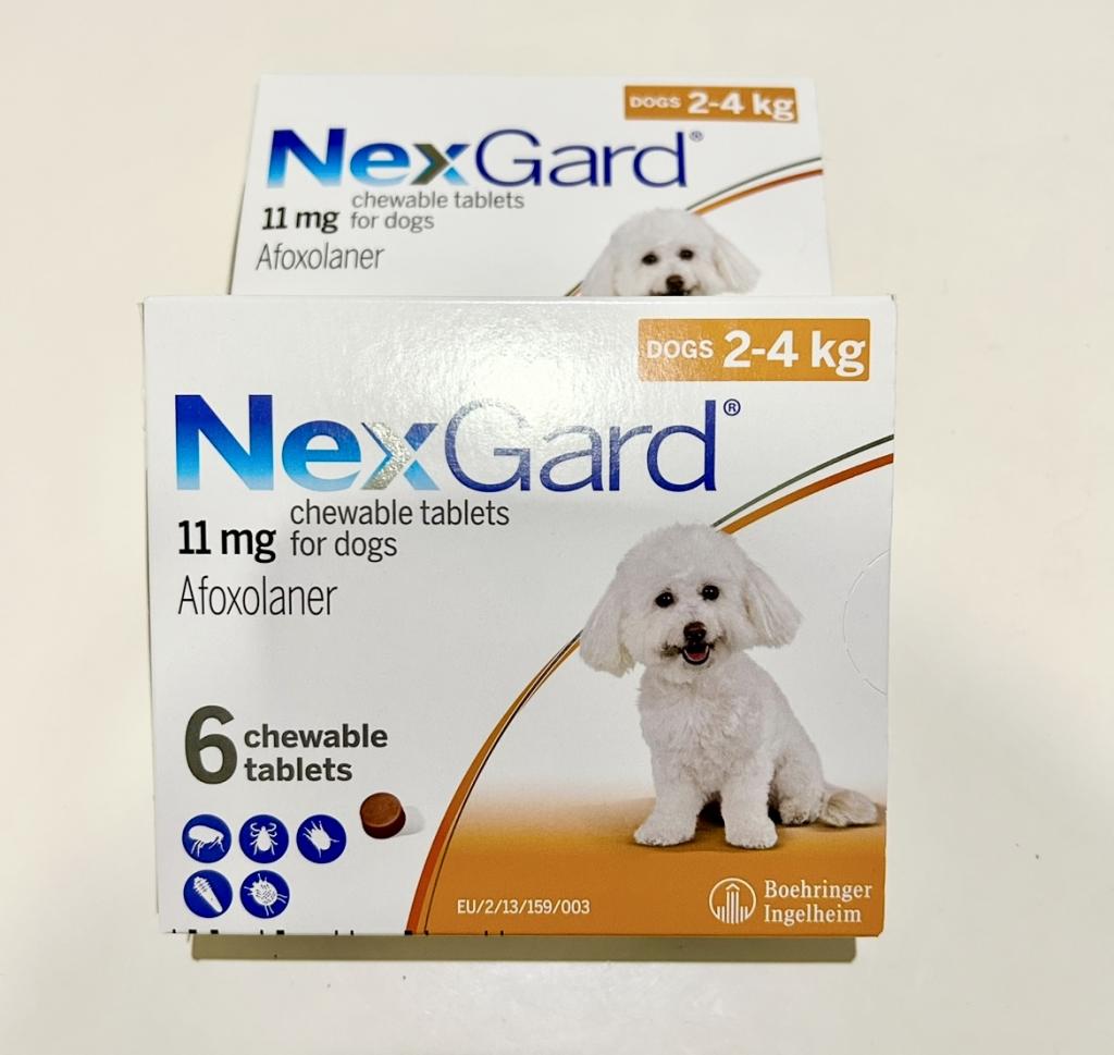 ネクスガード（2～4kg）レビュー｜犬猫ペットのお薬通販うさパラ